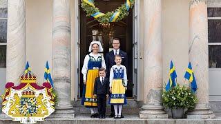 Kronprinsessfamiljen önskar glad nationaldag