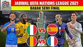 JADWAL PERTANDINGAN SEMI FINAL UEFA NATIONS LEAGUE 2021 ~ BELGIA VS PRANCIS