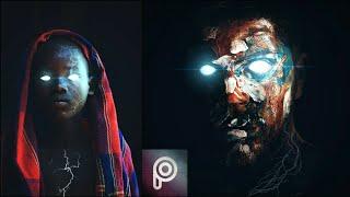 SuperHuman Glowing Eyes | PicsArt Manipulation Tutorial | Fuad's Creations