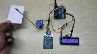 Arduino based RFID Toll Gate System using RC522 RFID reader and SG90 Servo Motor