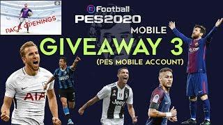 Giveaway Account Black Ball Pack Openings | Giveaway 3 PES 2020 Mobile by holmesTheGamer #hTGPES