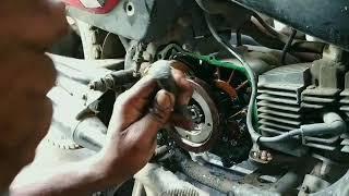 How to open clutch plate?  - passion  bike .