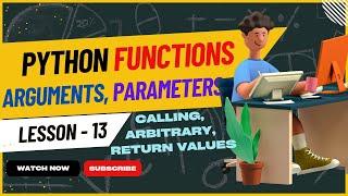 Functions in Python | Arguments and Parameter in Python | Python for Beginner | Python Tutorial