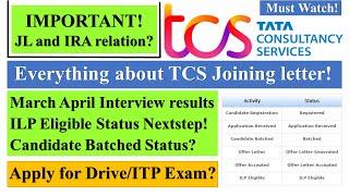 TCS Joining Letter Not Received | #interview Results Apply for Drive Nextstep #ilp Eligible Batched