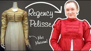 Trimming a Regency Pelisse with Rouleaux Designs