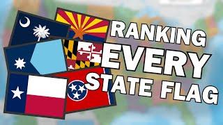 Ranking Every US State Flag