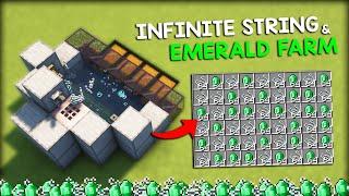 BEST Infinite String and Emerald Farm Tutorial in Minecraft 1.20 (WORKING GLITCH)