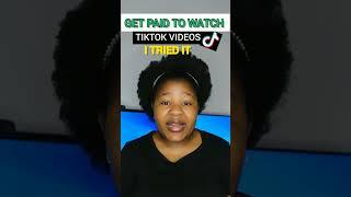 "Get PAID To Watch Tiktok videos" I Tried it. Simple Side Hustles #shorts #short