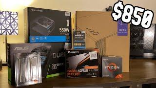 $850 Gaming PC Build (First mITX Build) - AMD ryzen 5 3600 GTX 1660 SUPER NZXT H210