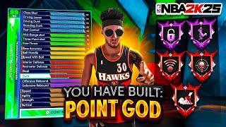 BEST GUARD BUILD ON NBA 2K25! ALL-AROUND DEMIGOD BUILD! LEGEND SHOOTING BADGES & CONTACT DUNKS!