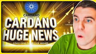 HUGE NEWS for Cardano (ADA): ADA Price set to EXPLODE!