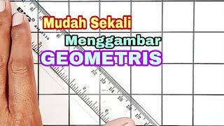 Menggambar Ragam Ragam Hias Geometris Yang Mudah Sekali