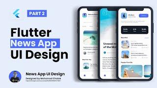 Flutter UI Tutorial - Designing Clean Travel News App UI Design (Figma to Flutter) | PART 2