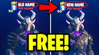 How to CHANGE YOUR FORTNITE NAME! (Chapter 5)