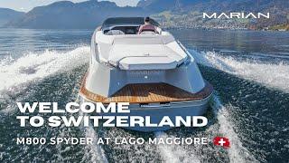 ELECTRIC YACHTING IN SWITZERLAND| Discover the Marian M800 at Lake Zurich!