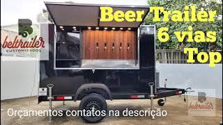 #2 Trailer de chopp beer truck 6 vias a gelo Beltrailer