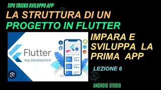 Flutter Tutorial Ita: Come Organizzare il Tuo Progetto, Android Studio - 6 Prima App