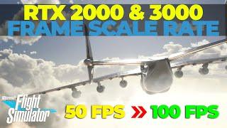 Збільшив свій FPS вдвічі в Microsoft Flight Simulator 2020 | Frame Scale Rate | Для RTX 2000&3000