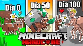  SOBREVIVÍ 100 Días SIENDO UNA HORMIGA en Minecraft HARDCORE