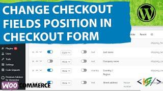 How to Change Field Position in Checkout Billing & Shipping Form in WooCommerce | Move Fields