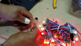 Tutorial conectar Led Pixel ws2811 (cable azul)
