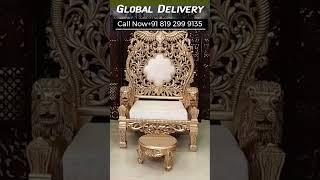 Solid Wood Guruji Chair | New Design