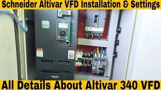 VFD Installation | VFD Parameters Settings | VFD Power and Control Wiring | variable frequency drive