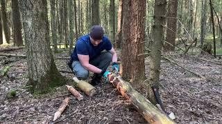 Building BUSHCRAFT shelter - Laavu | 5 days in Wilderness | Bushcraft skills