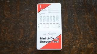 InstAlert 6 panel drug test kit demonstration and guide