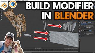 Using the Blender BUILD MODIFIER for Beginners - Step by Step Tutorial