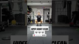 Hiper squat clean. #motivation #sports #youtubeshorts #gym