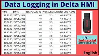 Data Logging In Delta HMI |Triggered & Periodic Both Explained | English