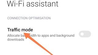 redmi note 10 me traffic mode on off kaise kare, wifi assistant setting redmi note 10