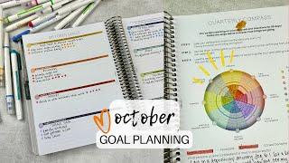 OCTOBER 2024 GOALS + week 40 weekly actions | MAKSELIFE MONTHLY GOAL SETTING | #mäksēlifeplanner