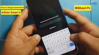 How to Forgot Password Infinix Smart 6 x6511b Without Pc | Infinix Smart 6 hard reset Waqas Mobile