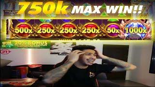 AKOSI DOGIE PALDONG PALDO NANALO NG 750K  MAX WIN!! | 1000x BIGGEST WIN! (WORLD RECORD)