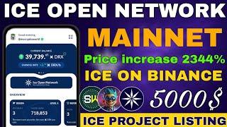 Ice Open Network Mainnet Lunch | Ice Network mining projects listing date | $Ice Price Prediction