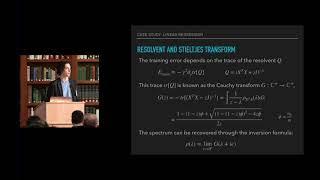 Jeffery Pennington - Deep Learning and Operator-Valued Free Probability: Dynamics in High Dimensions