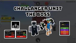 CRAZY UNIT !! I GOT CHALLENGER UNIT THE BOSS ! ITS EASY ! | ANIME FIGHTERS SIMULATOR