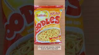 Oodles - can it be an alternative for maggi? Saffola Oodles review Healthy breakfast #shorts