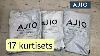 Ajio unboxing 17 affordable kurtisetskurtisets for all occasions