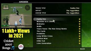 EA Cricket 2007 Jukebox | Who is Listening in 2024 