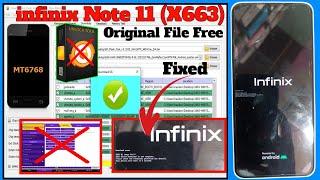 Infinix Note 11 Flashing | SP Flash Tool | Infinix Note 11 dl image fail Fix | Infinix X663 Flashing