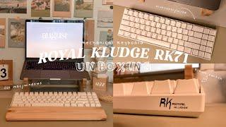 Royal Kludge RK71 (Brown Switch) | Budget Mechanical Keyboard | Unboxing + Typing ASMR ⌨️