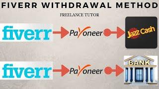 How withdraw money from Fiverr to payoneer, bank, and Jazzcash I Freelance Tutor