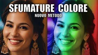 Sfumatura photoshop colorata, novità photoshop tutorial italiano