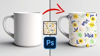 Coffee Mug Mockup Photoshop Tutorial ( for BEGINNERS! )