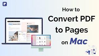 How to Convert PDF to Pages on Mac | Wondershare PDFelement 8