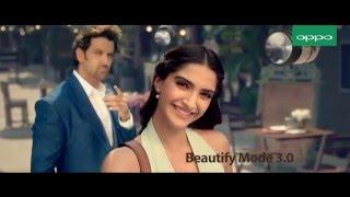 Hrithik Roshan and Sonam Kapoor Oppo F1 duo mobile new ad 2016