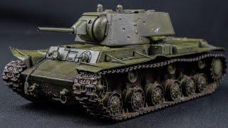 KV-1 (L-11). 1/35 Zvezda. Tank Model. Scale Model